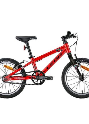 Велосипед 16" leon go vbr 2022 (червоний з чорним) (ops-ln-16-003)
