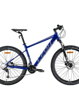 Велосипед 27.5" leon xc-70 am hydraulic lock out hdd 2022 (синій із сірим) (ops-ln-27.5-134)