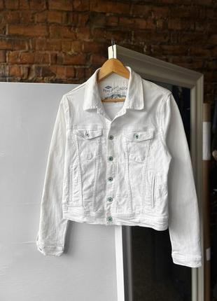 Pepe jeans london women’s white denim jacket жіноча джинсовка, джинсова куртка