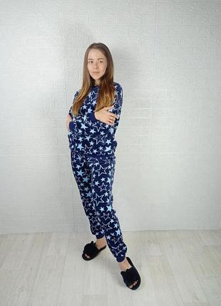 Женская махровая пижама пижама