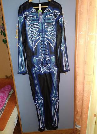 Скелет кигуруми человечек комбинезон костюм2 фото
