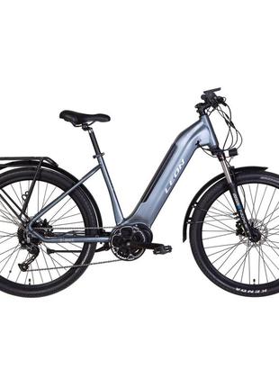 Електровелосипед 27.5" leon oxford 500вт 48в 12.8ач 2022 темно-сірий (elb-ln-27.5-003)