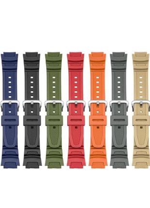 Ремешок для часов casio aq-s810w / aq-s800w / sgw-300h / sgw-400h / mrw-200h /...