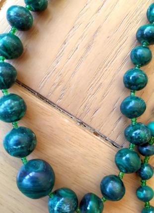 Малахітові намисто вінтаж срср