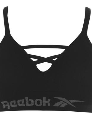 Оригинальный спортивный бюстгальтер топ reebok strap sports bra2 фото