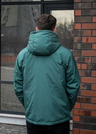 Куртка курточка деми зелёная2 фото