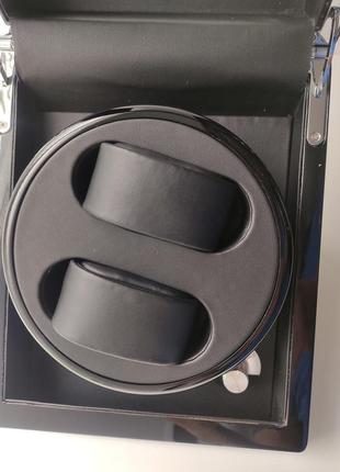 Шкатулка для подзавода часов. виндер для часов. тайммувер. черная