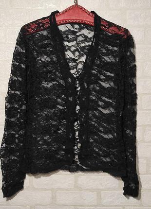 Кружевная, гипюровая, нежная кофта, блуза, рубашка на пуговицах, от бренда orwell1 фото