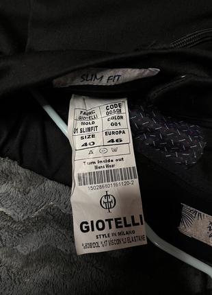Классические черные брюки со шнурками slim fit gootelli (style in milano)6 фото