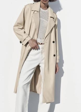 Тренч (плащ) zara в розмірі xs (можна s), s, m, l, xml