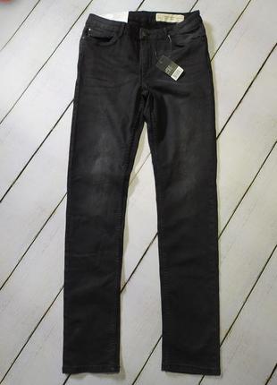 Джинсы брюки стрейчевые темно серые  р. евро 38 esmara германия skinny fit2 фото
