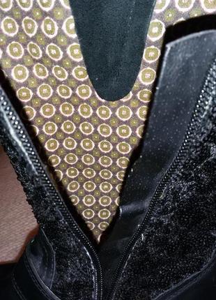 Кожаные демисезонные сапоги итальянского бренда replay, размер 37 -37 1/2 (24,2)8 фото