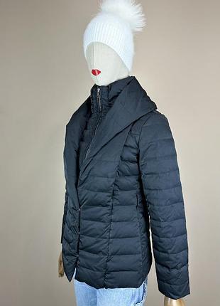 Max co max mara massimo dutti sandro куртка пуховик курточка короткая демисезон зимняя черная пух перо стеганая7 фото