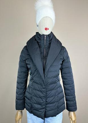 Max co max mara massimo dutti sandro куртка пуховик курточка короткая демисезон зимняя черная пух перо стеганая