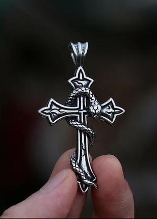 Крест , подвеска , бижутерия