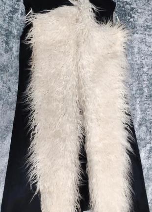 Женский кардиган, безрукавка, накидка на меху. river island6 фото