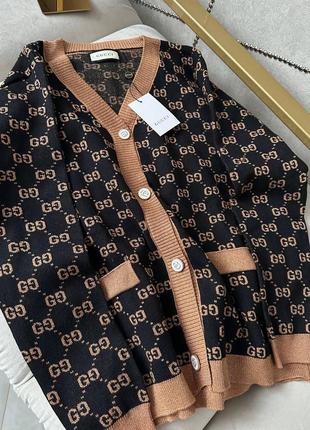 Бомбезні люрексові  кардигани к стилі 
gucci