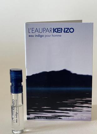 L'eau par kenzo eau indigo pour homme de kenzo edt 1.5 ml