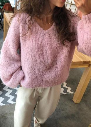 Базовий светр з вовни альпака 8