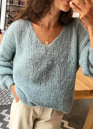 Базовий светр з вовни альпака 7