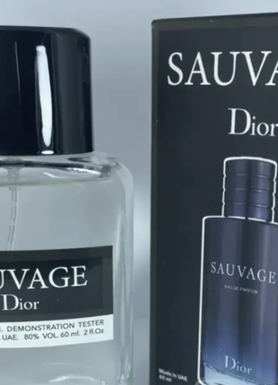 Sauvage  ( саваг) 60 мл – чоловічі парфуми (флакон пробник)