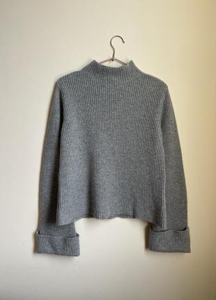 Кашемировый свитер с высоким горлом бренда h&m.1 фото
