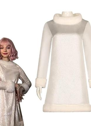 Детское карнавальное платье для девочки энид enid sinclair на балу р.130, 140 белое