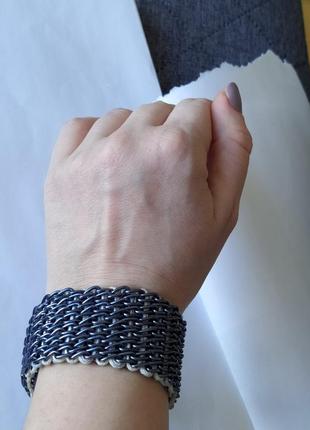 Плетеный браслет. ручная работа