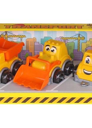 Іграшка мінітранспорт спецтехніка, 3 елементи