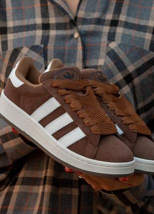 Женские кроссовки adidas campus brown 38