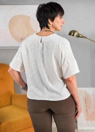 Стильная женская блузка.  размеры 44-585 фото