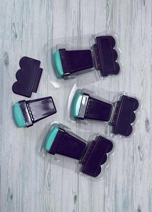 Штамп+ скрапер, набор для стемпинга