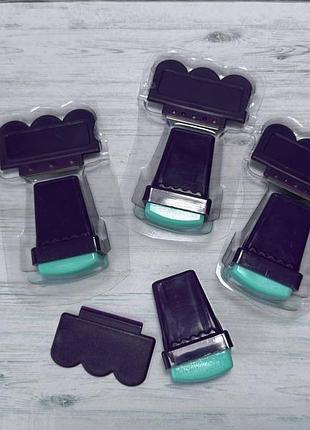 Штамп+ скрапер, набор для стемпинга