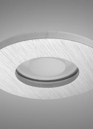 Точковий врізний світильник diasha серія "aluminium" матовий хром qxl-1765-r-sl2 фото