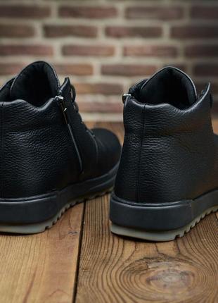 Черевики чоловічі зимові чорні натуральна шкіра