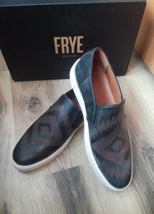 Слипоны мужские кожаные frye. оригинал из сша.1 фото