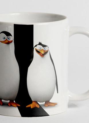 Чашка пингвины мадагаскар