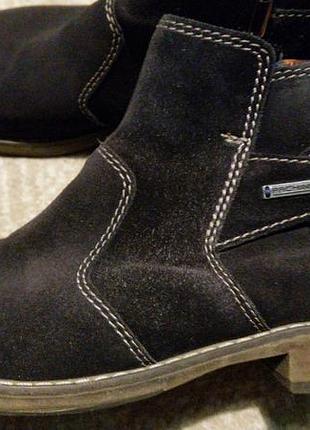 Стильные темно-синие замшевые ботинки pachini