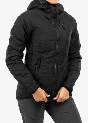 Женская куртка helikon wolfhound hoodie женская - черная s2 фото