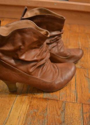 Осенние ботинки на каблуке tally weijl3 фото