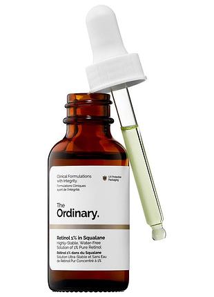 Омолоджуюча сироватка ретинол 1% в сквалане the ordinary