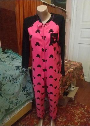 Цельная пижамка микки