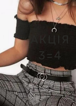Черный топ топик жатка. распродажа вещей по 35 гривен!