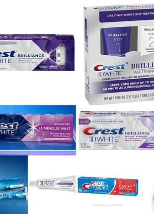 Crest 3d whitestrips express швидке відбілювання зубів смужки -usa5 фото