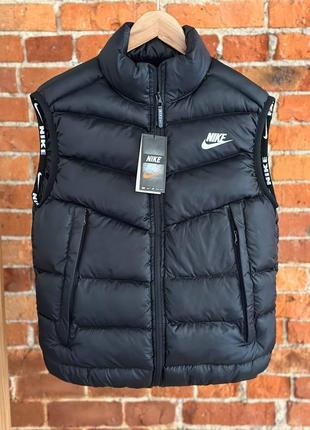 Мужской жилет nike (турция высококачественная плащевка)