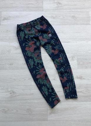 Лимитированные спортивные штаны adidas originals w flowers pants1 фото