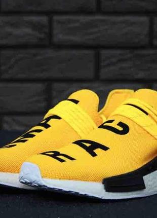 Мужские кроссовки  adidas human race yellow