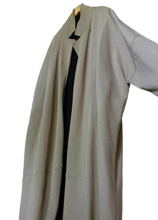Трикотажный кардиган asos коттон хлопок пальто летнее длинный макси оверсайз в бохо стиле4 фото