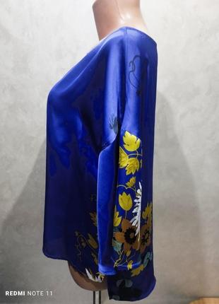 484.комфортная яркая блузка оверсайз успешного испанского бренда zara4 фото