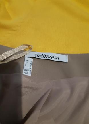 Классическая юбка карандаш  миди в бежевом цвете,  steilmann/германия  ,р. 38/405 фото